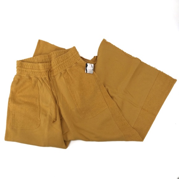 FREE PEOPLE Movement Upbeat Wide Leg Meadowsweet S - Picture 7 of 15